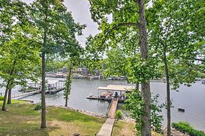 Lakefront Rocky Mount Escape w/ Dock & Grill!