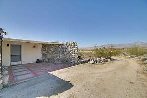 Patio & Views: Eccentric Desert Hot Springs Home
