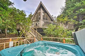 Creekside Chalet w/ Hidden Spa and Private Beach!