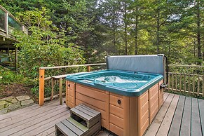 Creekside Chalet w/ Hidden Spa and Private Beach!
