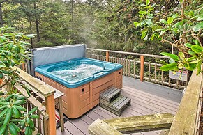 Creekside Chalet w/ Hidden Spa and Private Beach!