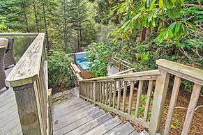 Creekside Chalet w/ Hidden Spa and Private Beach!
