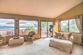Spacious Kelseyville Home w/ Large Lakefront Deck!
