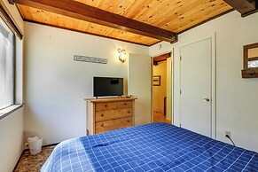 Cabin w/ Deck & Fire Pit in Blue Lake Springs!