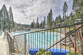 Cabin w/ Deck & Fire Pit in Blue Lake Springs!