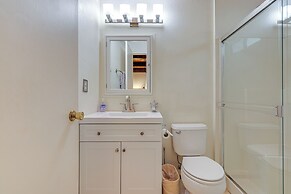 Cabin w/ Deck & Fire Pit in Blue Lake Springs!