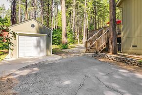Cabin w/ Deck & Fire Pit in Blue Lake Springs!