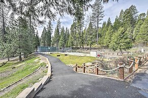 Cabin w/ Deck & Fire Pit in Blue Lake Springs!