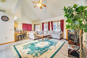 Game Room + Fire Pit: Poconos Family Getaway