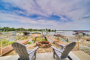 Boat Dock + Lake Access: Grove Vacation Rental!