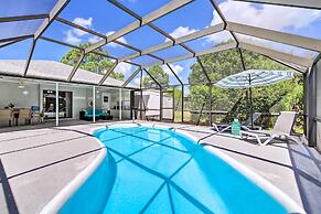 Bright Sebastian Home w/ Pool ~ 7 Mi to Beach!