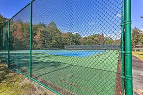 Walk to Lake & Beach: Pocono Cabin w/ Fire Pit