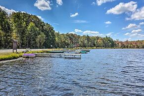 Walk to Lake & Beach: Pocono Cabin w/ Fire Pit