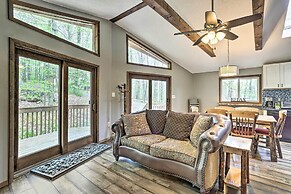 Walk to Lake & Beach: Pocono Cabin w/ Fire Pit