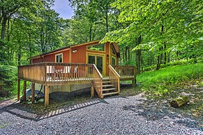 Walk to Lake & Beach: Pocono Cabin w/ Fire Pit