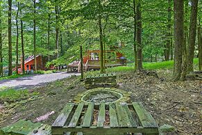 Walk to Lake & Beach: Pocono Cabin w/ Fire Pit