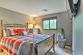 Walk to Lake & Beach: Pocono Cabin w/ Fire Pit