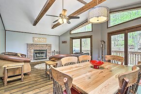 Walk to Lake & Beach: Pocono Cabin w/ Fire Pit