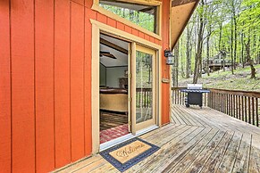 Walk to Lake & Beach: Pocono Cabin w/ Fire Pit