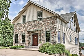Boat Dock & Kayaks: Luxury Lake of the Ozarks Home
