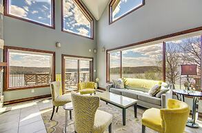 Boat Dock & Kayaks: Luxury Lake of the Ozarks Home