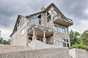 Boat Dock & Kayaks: Luxury Lake of the Ozarks Home