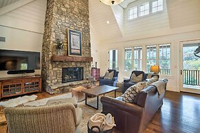 Pool & Mountain Views: Stunning Mill Spring Home!