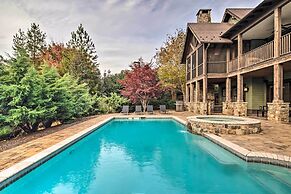 Pool & Mountain Views: Stunning Mill Spring Home!
