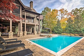 Pool & Mountain Views: Stunning Mill Spring Home!