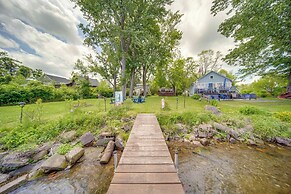 Lakefront Mayville Cottage w/ Dock & Grill!