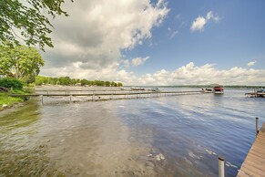 Lakefront Mayville Cottage w/ Dock & Grill!