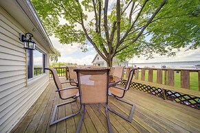 Lakefront Mayville Cottage w/ Dock & Grill!