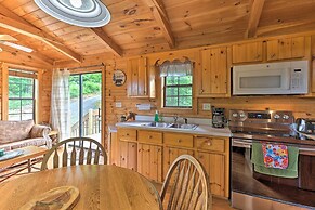 Quaint Log Cabin w/ Views Near West Jefferson