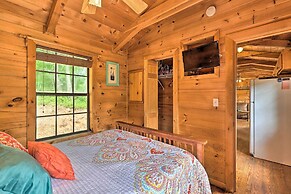 Quaint Log Cabin w/ Views Near West Jefferson