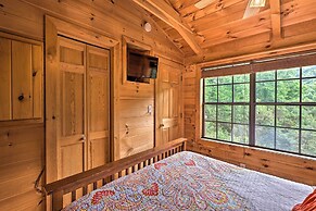 Quaint Log Cabin w/ Views Near West Jefferson