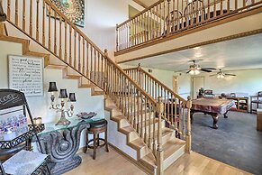 Large Home w/ Games: Walk to Bull Shoal Lake!