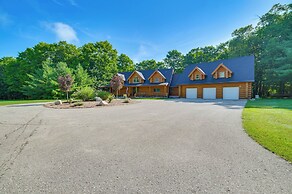 Lodge on 104 Acres w/ Fire Pit in Boyne City