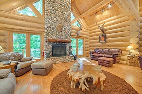 Lodge on 104 Acres w/ Fire Pit in Boyne City