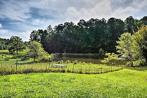 Hayesville Cottage On 20-acre Farm w/ Fish Pond!
