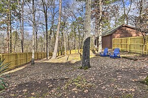 Hot Tub, Grill: Hilltop Log Cabin in Hot Springs!
