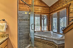 Hot Tub, Grill: Hilltop Log Cabin in Hot Springs!