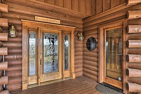 Hot Tub, Grill: Hilltop Log Cabin in Hot Springs!