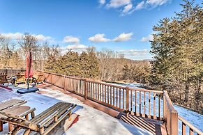 Luxury Log Cabin w/ EV Charger & Mtn Views!