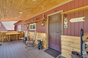 Trout Ponds & Sauna: Unique Log Cabin in Freedom