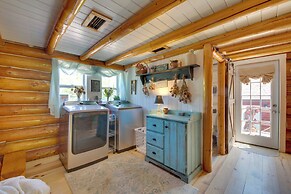 Trout Ponds & Sauna: Unique Log Cabin in Freedom
