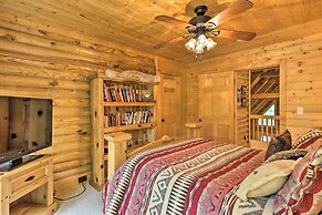 Purlear Luxury, Spacious Log Cabin w/ Mtn Views!