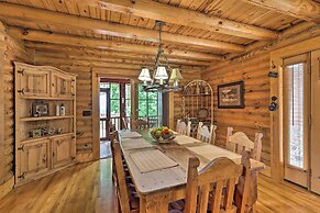 Purlear Luxury, Spacious Log Cabin w/ Mtn Views!