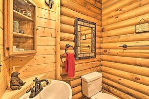 Purlear Luxury, Spacious Log Cabin w/ Mtn Views!