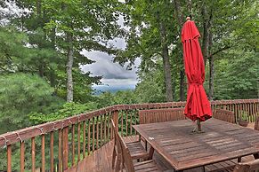 Purlear Luxury, Spacious Log Cabin w/ Mtn Views!