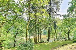 Riverfront Woodland Cabin: Wooded & Forested Views